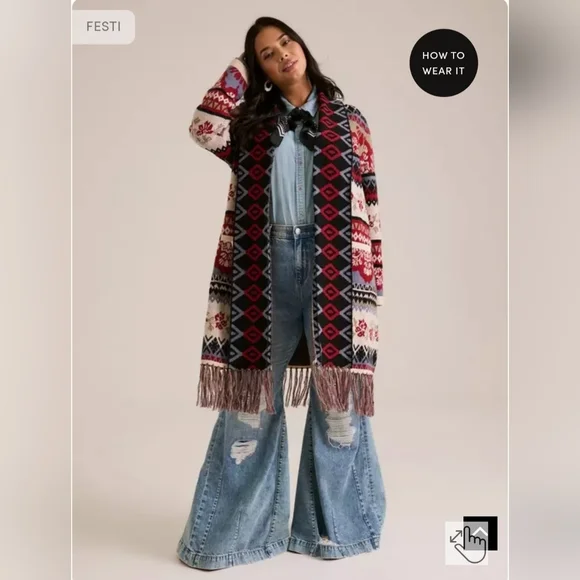 Torrid Festi  Long Cardigan Sweater - Picture 2 of 6